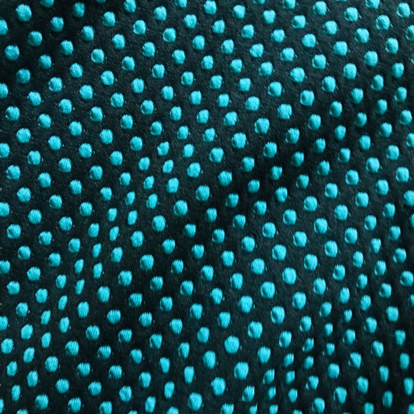 City Triangles Teal and Black Dot Dress Size 5 - Picture 2 of 4